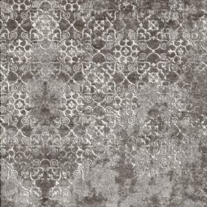 Modern Handknotted Wool and Silk Rug - HKM002